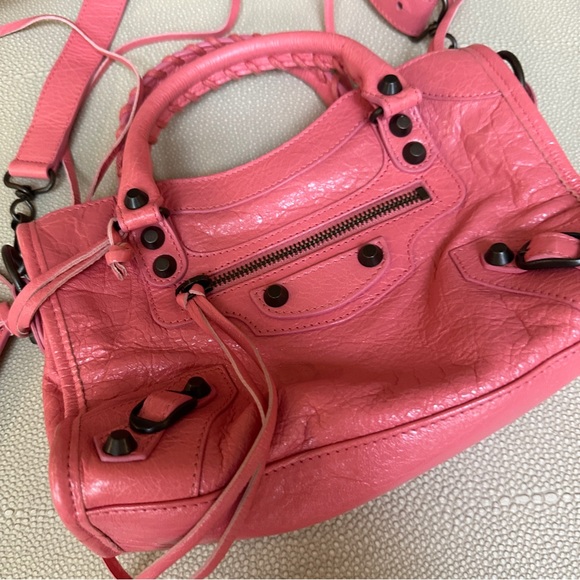 100% AUTHENTIC Balenciaga coral bag - Picture 3 of 6
